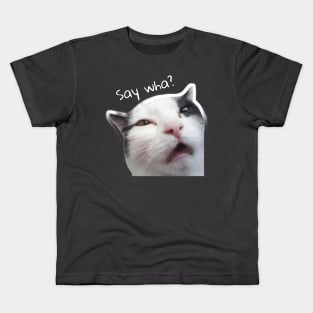 Cat confused Kids T-Shirt